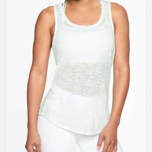 Athleta Daily Tank with Peek A Bo Back Detail.  Spring Mint.  XS